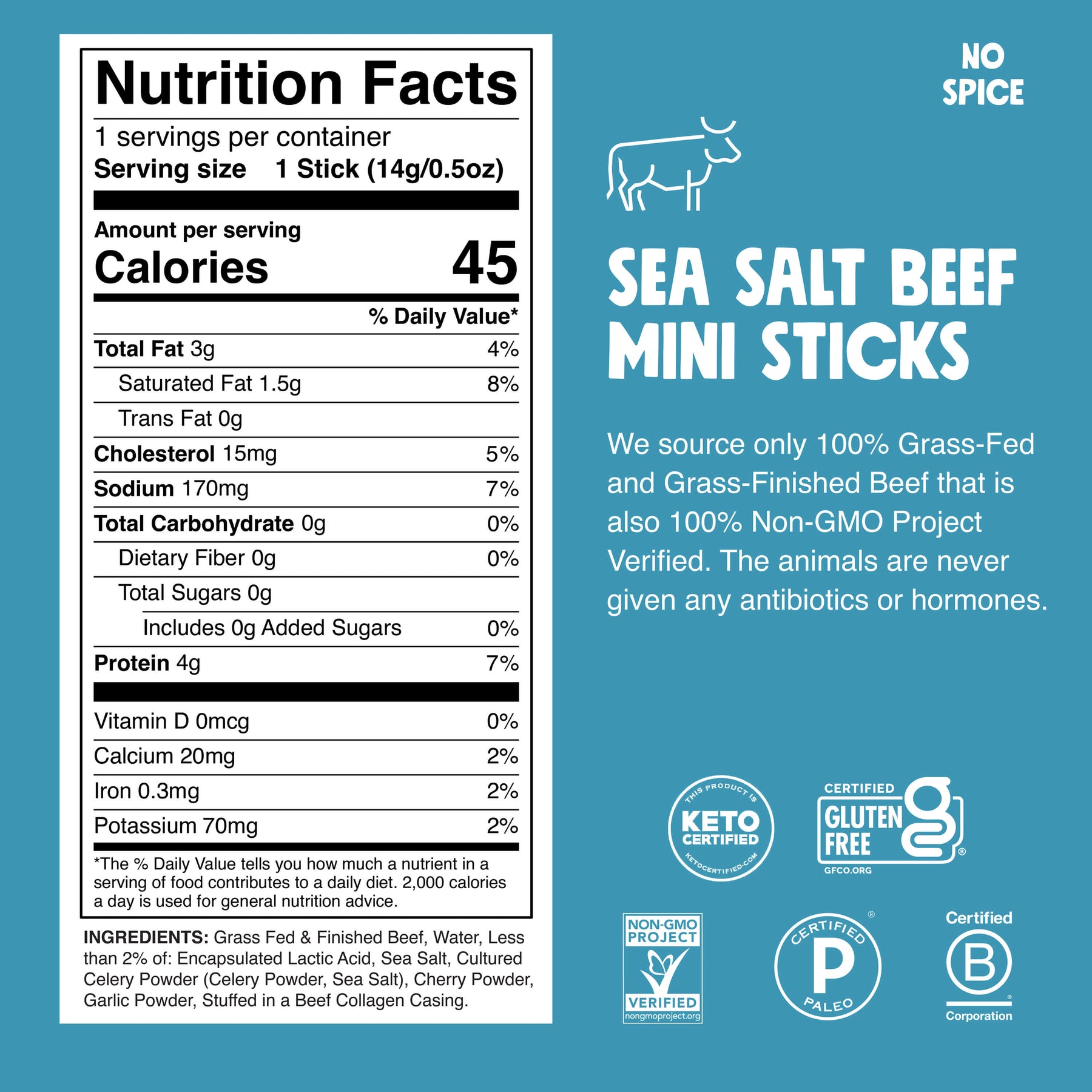 6 ct. Sea Salt Beef Chomplings - Lite Choice Ready