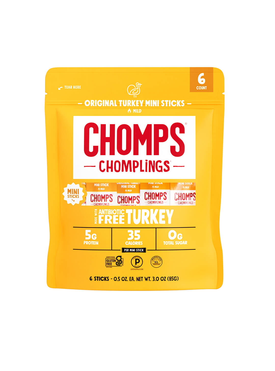 6 ct. Original Turkey Chomplings - Smoky Favorite